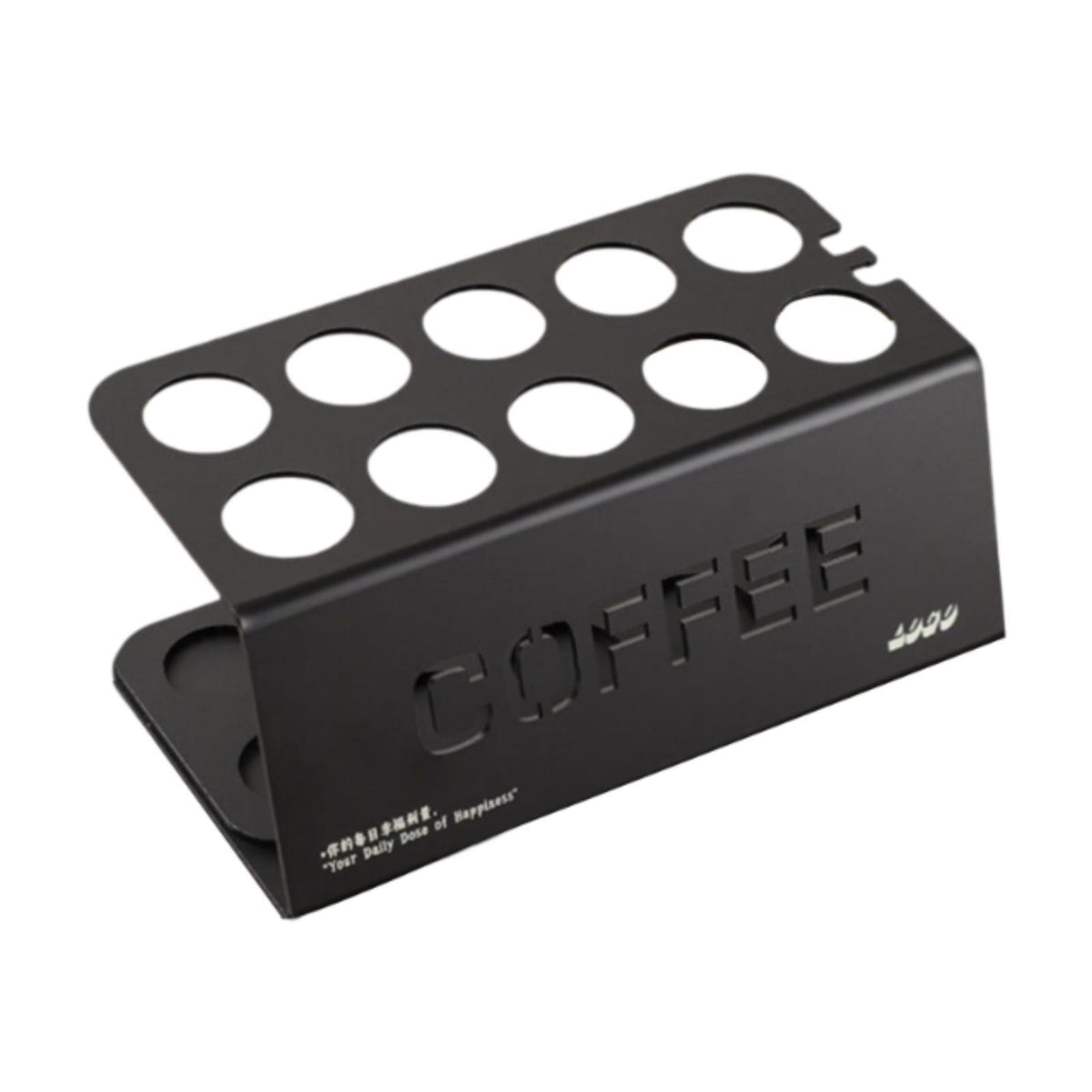 Maxbell Single Dose Coffee Cellar Stand Metal Storage Rack Modern Glass Tubes Holder