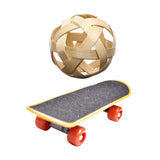 Maxbell Pet Mini Skateboard Tortoise Foraging Ball for Cockatiel Chameleons Reptiles
