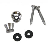 Maxbell 2pc Guitar Roller String Tree Guide Retainer Spacer Secure Screw+2pc Strap Lock