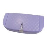 Maxbell Glasses Box for Car Sun Visor Decor Organizer for Vehicle Auto Interior Purple