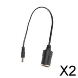 Maxbell 2x12V DC Female Car Cigarette Lighter Socket Power Switching Connector Adapter