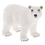 Maxbell Maxbell Realistic Polar Bear Wild Animal Figurine Model Action Figure Kids Toy #2