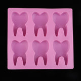 Maxbell DIY Tooth Shape Silicone Mold Resin Casting Fondant Mould Cake Modeling Tool