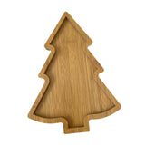 Maxbell Christmas Serving Tray Dish Serving Platter for Entertaining Kitchen Wedding Style B