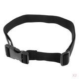 Maxbell 2pcs Heavy Duty Quick-Release Web Waist Belt with Plastic Buckle Width 2.5cm