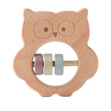 Maxbell Baby Teether Rattles Activity Toy Shaking Bell for Newborn Wood Teething Toy