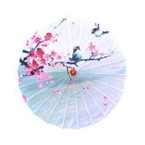 Maxbell Chinese Oiled Paper Umbrella Oriental Parasol for Holiday Stage Show Wedding Style D
