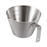 Maxbell Espresso Measuring Cup Milk Pitcher Jug 100ml Pouring Cup for Party Bar Home Silver