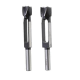 Maxbell 2 Pieces Dowel Tapered Snug Plug Cutters 13MM 1/2 Inch Shank 14mm + 10mm
