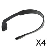 Maxbell 4xSilicone Eyeglasses Strap Glasses Sunglasses Sports Band Cord Holder for Children- Black