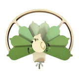 Maxbell Wooden Bird Foraging Toy Interactive Food Challenge Toy for Budgies Cockatoo