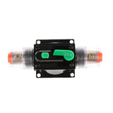 Maxbell 2x30A Car Audio Inline Circuit Breaker Fuse Holder Manual Reset Switch