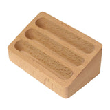 Maxbell Business Card Display Stand Wood Desktop for Warehouses Craft Shows Lectures Wood
