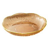 Maxbell Fruit Plate Kitchen Utensils Snack Candy Tray for Christmas Celebration Home S Amber