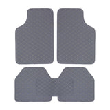 Maxbell 5 Pieces Automotive Floor Mats Front and Rear Mats for Automobile Truck Gray