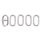 Maxbell 5 Piece Stainless Steel Nylon Watch Band Retainer Loop Ring with Buckle 18mm - Aladdin Shoppers