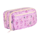 Maxbell Pencil Pouch and Zipper Portable Pen Pencil Bag for Children Students Adults Violet Capybara