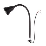 Maxbell 3W Wall Mounted Reading Light Flexible Gooseneck LED Sconce Lamp Black - Aladdin Shoppers