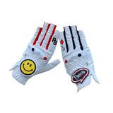 Maxbell Golf Gloves for Women Breathable Strong Grip Professional Half Finger Gloves 21