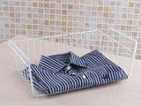 Maxbell Wire Dish Drying Rack Under Shelf Cabinet Basket for Pants Fruits Food Organizer White - Aladdin Shoppers