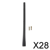 28xCar Roof Mast Whip Amplified Radio AM/FM Aerial Antenna w/ 2 Screws 7inch