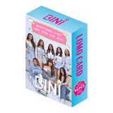 Maxbell 96Pcs Bini Lomo Card Sign Collection Star Photo Card Set for Girls Boys Fans blue box