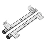 Maxbell Keyboard Drawer Slides Cabinet Furniture Hardware for Home Office Under Desk 35mm Silver 5Heights