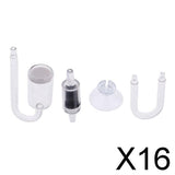 Maxbell 16xSet of 4/4pcs Fish Tank Aquarium CO2 Diffuser Carbon Dioxide Reactor