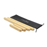 Maxbell 4Pcs Bamboo Full Body Massage Stick Versatile Lightweight Traditional Manual