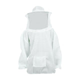 Maxbell Beekeeping Suit with Hood for Men Women Protection Breathable Beekeeper Suit White
