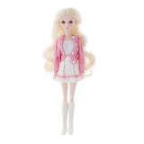 Maxbell Lovely 1/6 Girl Doll with Make up 12inch Princess Dolls Gifts Pink Suit