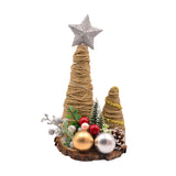 Mini Christmas Tree for Desk Christmas Gift Crafts Miniature Christmas Decor