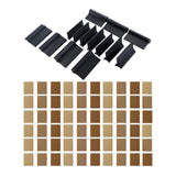 Maxbell Rubber Sand Paper Mat DIY Crafts Easy Use Automobiles Angle Sanding Grips Set With 60 Yellow Paper