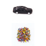 Maxbell 100 Painted Figures Peoples + 50 Cars Model Train Buildings Scenery Layout 1:150