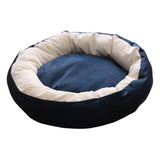 Maxbell Cat Bed Autumn Winter Washable Indoor Pet Cat Nest for Dog Kitten Pomeranian navy blue S