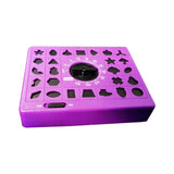 Maxbell Kids Shape Toy Puzzle Game 's Timer Puzzle Game for Preschool Violet