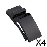 Maxbell 4xRectangle Automatic Buckle for 30-31mm Belt Men Pants Belt Buckles Belt Head Black