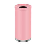 Maxbell Outdoor Trash Can 35L Storage Barrel Commercial Bin for Office Kitchen Hotel pink
