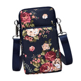 Maxbell 2xSmall Mobile Phone Bag Lightweight Adjustable Strap Women Ladies Travel Epiphyllum