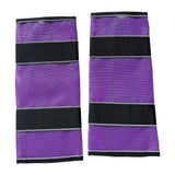 Maxbell 2Pcs Horse Fly Boots Large Breathable Fly Leggings for Jumping Sports Riding Purple