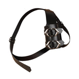 Maxbell Back Sword Shoulder Frog PU Hanger Medieval for Viking Renaissance Adult Men Black