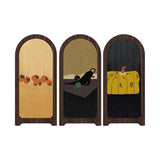 Maxbell Desk Decorative Screen Modern 3 Panel Divider for Shelf Home Decor