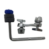 Maxbell Drum Set Mounting Clamp Easily Cymbal Arm for Drummers Artist Orchestra Blue