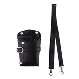 Maxbell Maxbell PU Hairdressing Hair Cutting Scissors Shears Haircut Tools Holster Bag Black