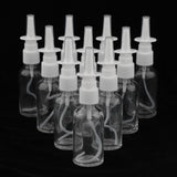 Maxbell Maxbell 10 Pieces 30ml Empty Glass Nasal Spray Bottle Fine Mist Vials Sprayer Clear