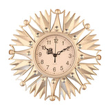 Maxbell Wall Hanging Clock Sparkling Bling Creative Mute for Home Living Room Office Style D