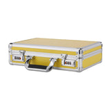 Maxbell Aluminum Alloy Hard Case with Lock Portable Tool Case for Travel files Tools S