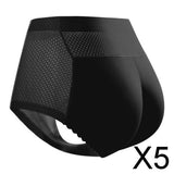 Maxbell 5xSexy Butt Lifter Panties Buttocks Shaper Fake Padding Underwear Black M