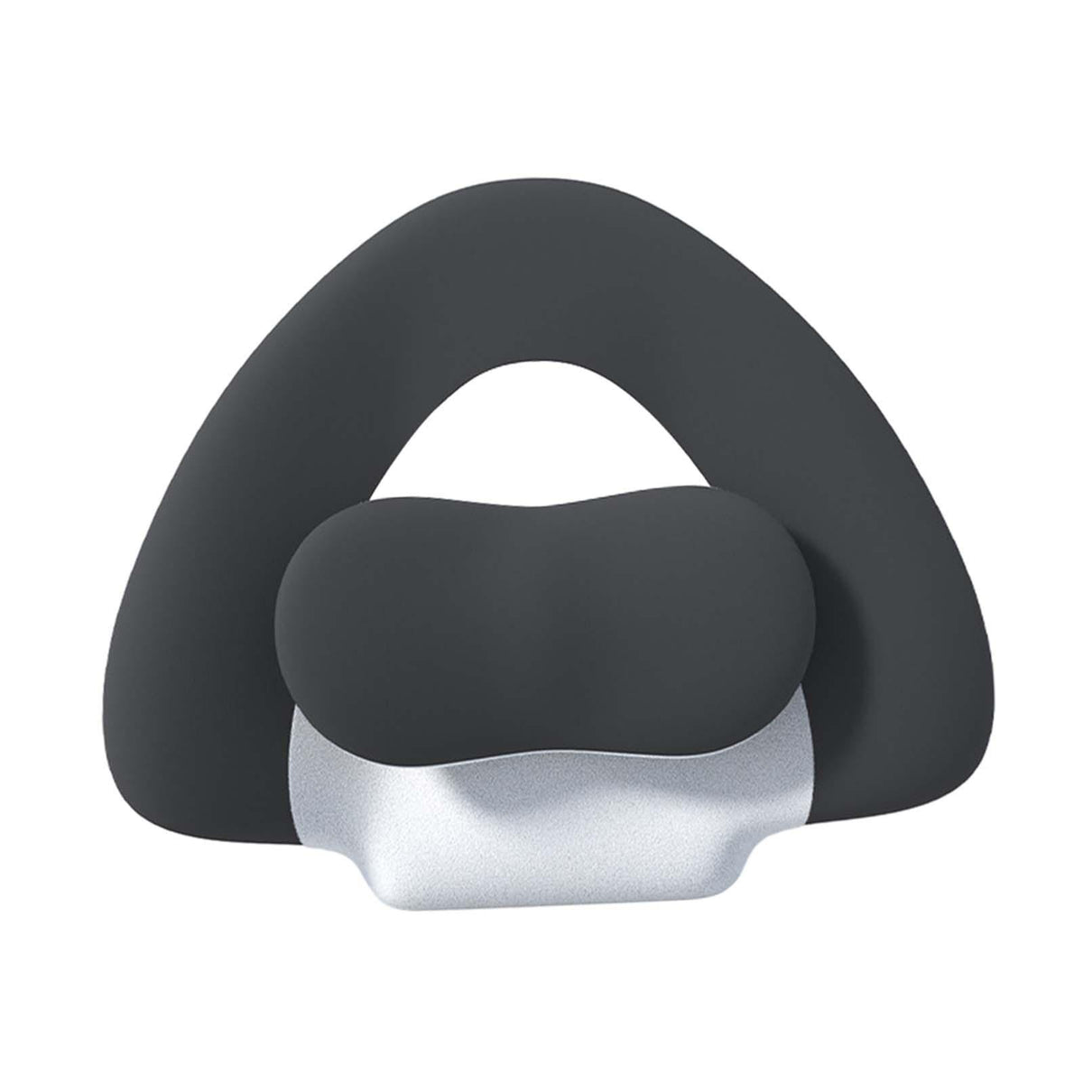 Maxbell Spine-Supporting Back Support Cushion Simple Leg Pillow for Backrest Beds Office Chair dark grey