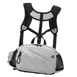 Maxbell Harness Chest Pack for Woman and Man Multi Pocket Portable Sport Storage Bag Beige White